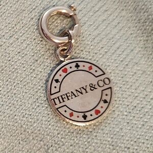 Tiffany & Co. Las Vegas Poker Chip Charm Enamel Sterling Silver - Retired